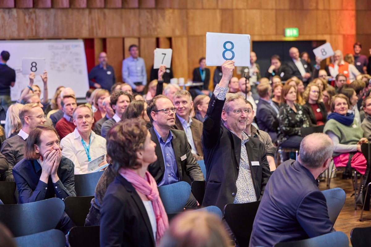 Das Publikum bewertete die Science-Slam-Vorträge.