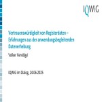Vorschaubild: Titelseite der Präsentation