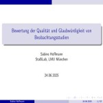 Titelseite der Präsentation