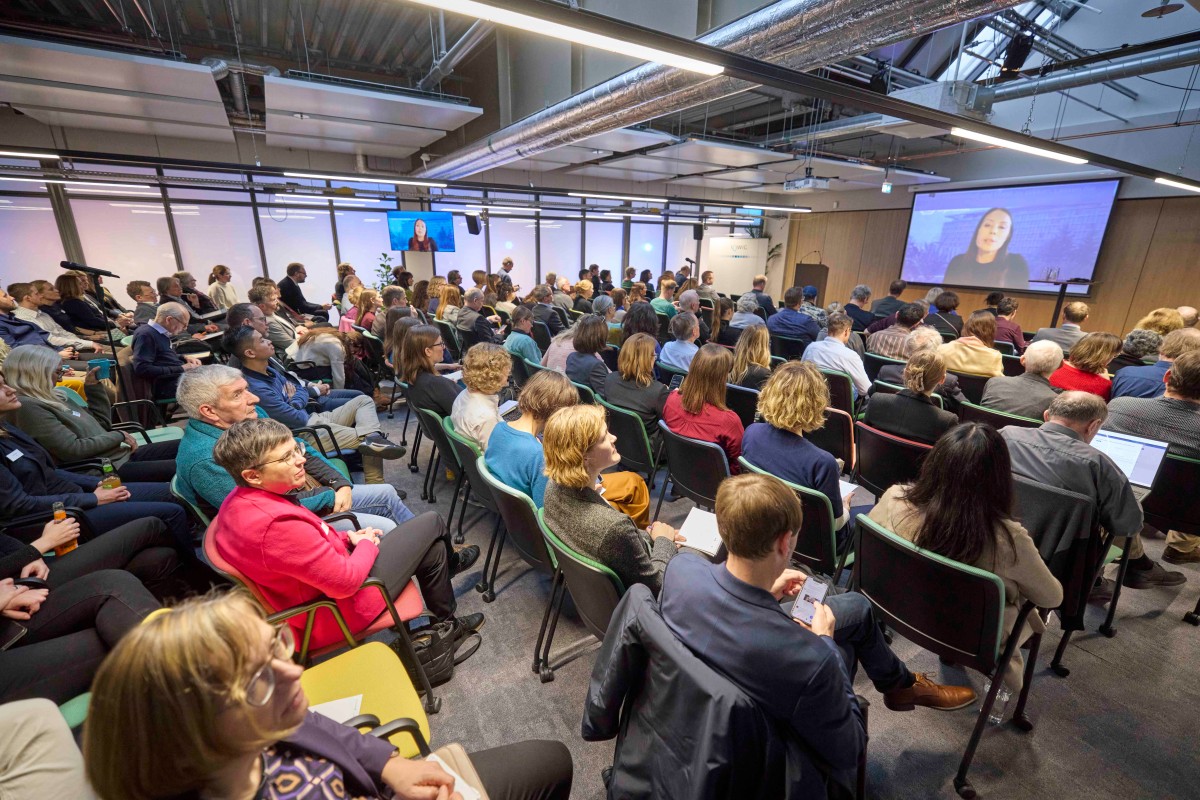 Tanja Kuchenmüller von der WHO in Genf war für ihren Vortrag digital zugeschaltet.